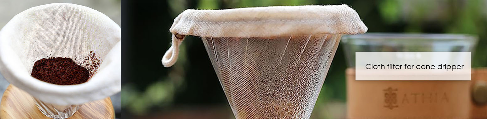 athia cloth filters, paperless reusable cloth filter
